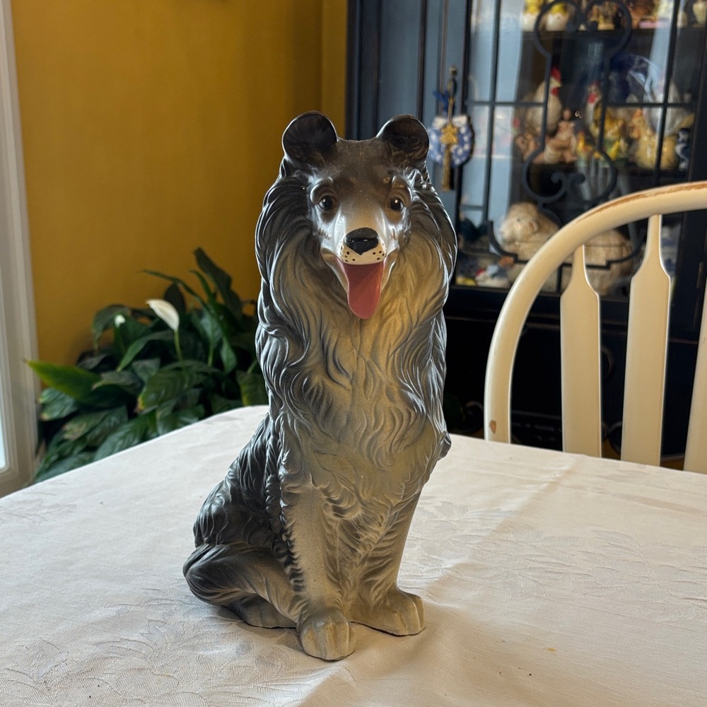 Happy Collie | Sheltie  Dog Figurine